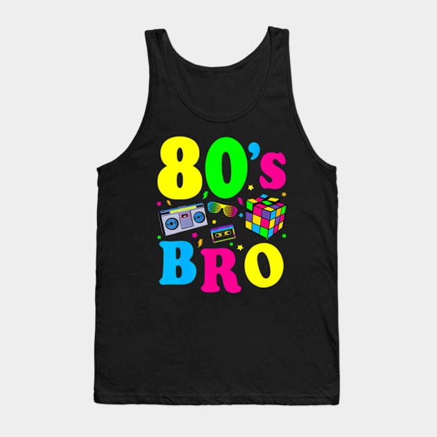 This Is My 80s Bro 80's 90's Party Tank Top by Cristian Torres